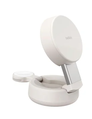 ULTRACHARGE 25 WATT QI2 VERSTEL/GNETISCHE 2-IN-1-LADESTATION SAN