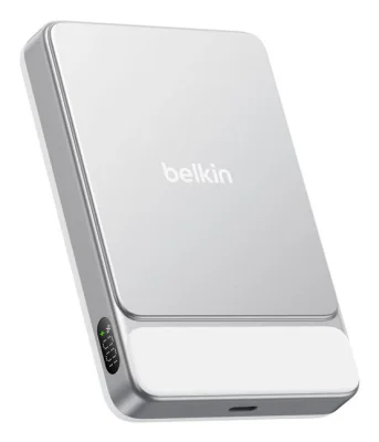 ULTRACHRG PRO SLIM MAGN PWRBANK/SILVER METAL / 10000MAH W/ DSPL