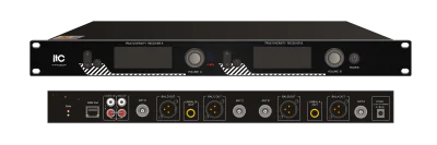 Unitate receptor cu 2 microfoane wireless UHF T-7720UH