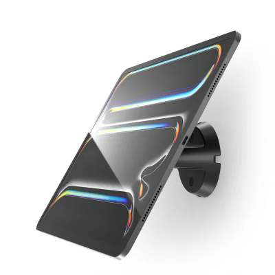 UNIVERSAL INVISIBLE MOUNT BOW/TILTING WALL MOUNT - BLACK