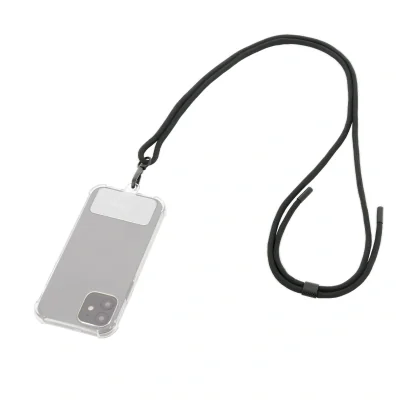 UNIVERSAL REMOVABLE SMARTPHONE/LANYARD 75 CM - BLACK - SOFT BAG