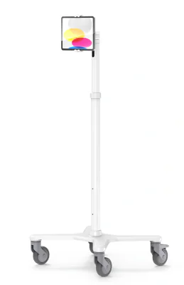 UNIVERSAL TABLET CLING MEDICAL/ROLLING CART EXTENDED - WHITE