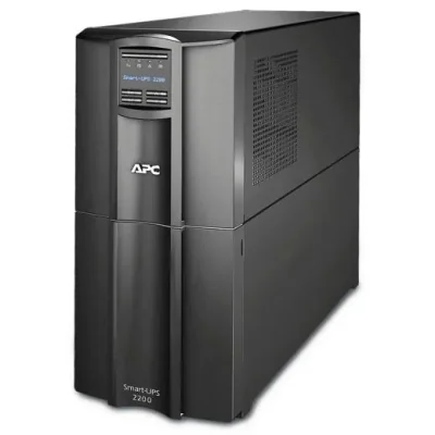 UPS APC Smart-UPS SMT line-interactive / sinusoidala 2200VA / 1980W 8conectori C13 1 conectori C19, baterie RBC55, optional extinder egarantie cu 1/3 ani (WBEXTWAR1YR-SP-03/WBEXTWAR3YR-SP-03),3 ani garantie echipament si 2 ani garantie baterie