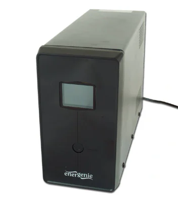 GEMBIRD UPS with AVR Intelligent surge-overload- and short-circuit protection Audible and visual alarms LCD status display