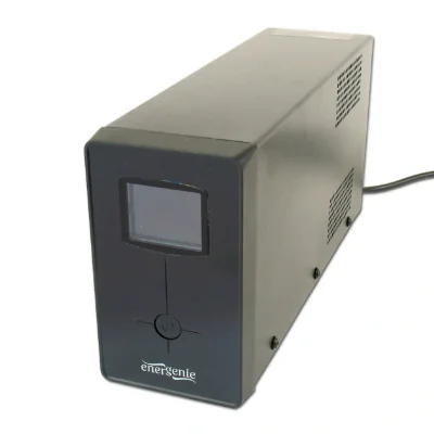 GEMBIRD UPS with AVR Intelligent surge-overload- and short-circuit protection Audible and visual alarms LCD status display