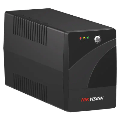 UPS Hikvision DS-UPS600-R; capacitate UPS: 600 VA / 360 W, input voltage range:  162 to 290 VAC, frecventa input: 50/60 Hz self- adaptive, tip plug: Schuko, output voltage range:  230VAC ± 10%, frecventa output: 50/60 Hz ± 0.5 Hz self-adaptive, tip o
