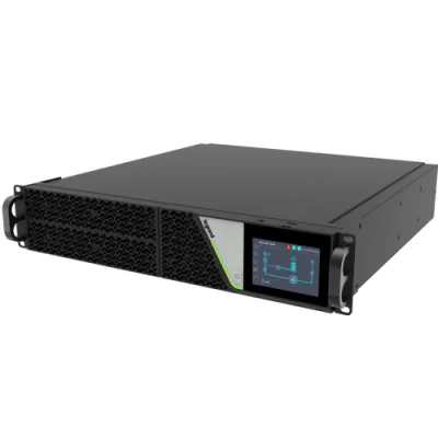 UPS Legrand KEOR DK 5000VA/ 5000W, tip On-Line cu dubla conversie VFI-SS-11, forma Rack/ Tower, 230V, outlet 8 x10A, IEC 320-C13+ 2 x 16A IEC 320-C19 + terminal strips, baterie 12V/ 5Ah, dimensiuni 440x88 (20U) x680mm, IP20, culoare negru