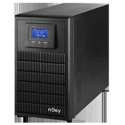 UPS nJoy Aten PRO 3000, 3000VA/2700W, On-line, LCD Display, 4 Prize Schuko cu Protectie, Management, Tower, Dubla conversie, Frequency Range 40Hz ~ 70 Hz, Connection port RS232 / USB / Intelligent Port, Dimensiuni: 421 x 190 x 318 mm, Greutate: 27.6 