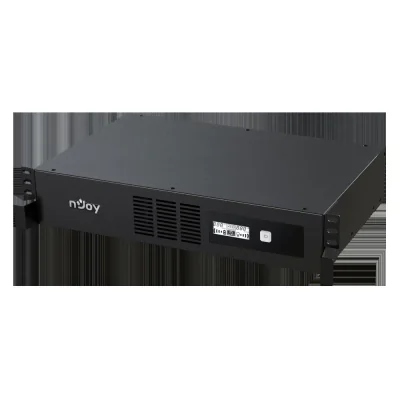 UPS nJoy Code 1000, 1000VA/600W, Frecventa: 50/60 Hz, Conectori: Intrare 1 x IEC-320 C14, Iesire 8 x IEC-320 C13, Port de comunicare: USB, Ecran LCD, AVR.