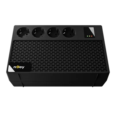 UPS nJoy Renton 650 Plus, 650VA / 360W, 4x prize Schuko conectate la baterie, fara display LCD, tensiune nominala de intrare 230V  Caracteristici Stabilizator (AVR) de tip Boost and Buck Functie auto-restart la revenirea tensiunii electrice Functie d