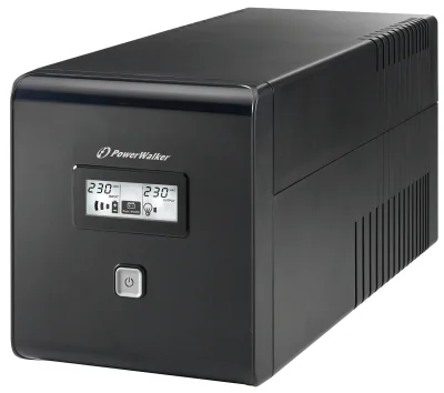 UPS PowerWalker VI-1000/LCD, 1000 VA, 600 W, sinus aproximat