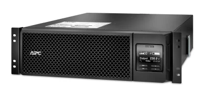 UPS APC Smart-UPS SRT online dubla-conversie 5000VA / 4500W 6 conectoriC13 4 conectori C19 extended runtime rackabil, baterie APCRBC140,optional extindere garantie cu 1/3 ani (WBEXTWAR1YR- SP-05/WBEXTWAR3YR-SP-05),3 ani garantie echipament si 2 ani g