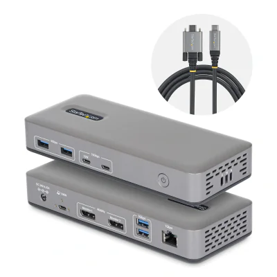 USB-C DOCK 2X DP 100W PD/.