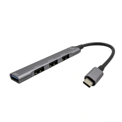 USB-C METAL HUB 1X USB 3.0 + 3X/USB 2.0