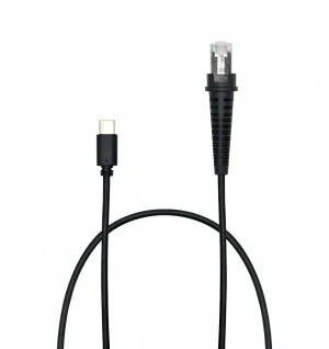USB-C STRAIGHT CABLE 1.8 METER/BLACK FOR ALL HR FR AND FM