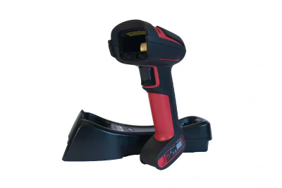 USB Kit: Wireless. Ultra rugged/industrial. 1D, PDF417, 2D, XR (FlexRange™). Red scanner (1991iXR-3), charge & com base, USB 3m cable.