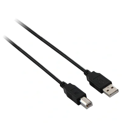 USB2.0 A TO B CABLE 5M BLACK/M/M 100PCT COPPER CONDUCTOR .