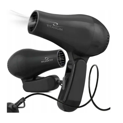 Uscator de par Esperanza Titanium TBH003K 750W Negru "TBH003K"
