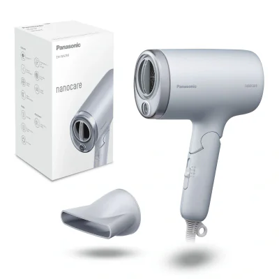 Uscator de par Panasonic EH-NA7M-H825, cu tehnologie nanoeTM (1600W, 3 temperaturi, duza pentru uscare rapida), gri "EH-NA7M-H825"