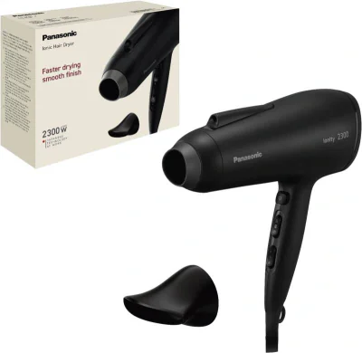 Uscator de par Panasonic EH-NE85-K825 (putere 2300W, atasament Air Boost, concentrator, ionizare, 3 temperaturi, 2 viteze), Panasonic "EH-NE85-K825"