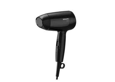 Uscator de par PHILIPS EssentialCare BHC010/10, 1200W, 3 viteze, 3 trepte, Temperatura, ThermoProtect, Negru, L x A x I (mm) 77x114x220