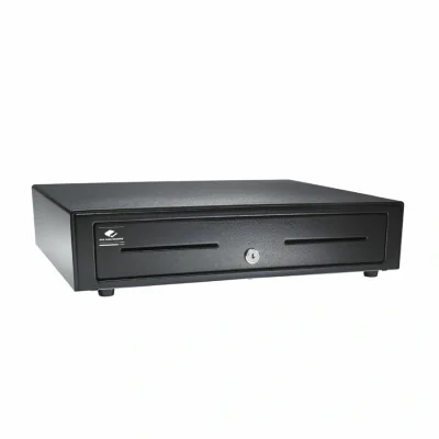 apg Solutions Standard-Duty Point of Sale Cash Drawer | Vasario Series VB320-1-BL1616-B5 - 4 Bill - 8 Coin - Black - 4.3" Height x 16.2" Width x 16.3" Depth, Electronic cash drawer, Black, South Korea, 411.5 mm, 414 mm, 109.2 mm
