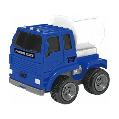 VEHICULE CU FRICTIUNE, SCARA 1/43, 10CM, AUTOCISTERNA ALBASTRA