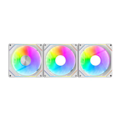 Ventilatoare de calculator Darkflash Gauss G24 3-in-1 (alb)