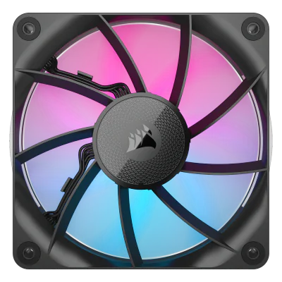 VENTILATOR Corsair iCUE LINK RX120 1x120mm RGB NEGRU, 0.400-2100 RPM +/- 10%, 10.5-74.2 CFM, Presiune Statica: 0.12-4.38 mm-H2O, 10-36dBA, Prindere magnetica, Lungime cablu 135mm "CO-9051017-WW"