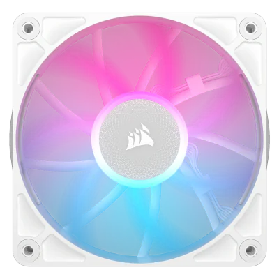 VENTILATOR Corsair iCUE LINK RX120 RGB ALB, viteza 0.400-2100 RPM +/- 10%, 10.5-74.2 CFM, Presiune Statica: 0.12-4.38 mm-H2O, 10-36dBA, Prindere magnetica, Lungime cablu 135mm "CO-9051021-WW"