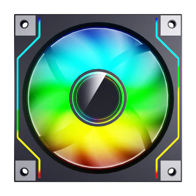 Ventilator de calculator Darkflash DM20 (negru)