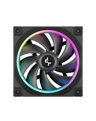 Ventilator DeepCool "FL12R", 120mm, 500-2150 RPM, FDB, 55 cfm, 4pin PWM, negru, "R-FL12R-BKAPN1-G" - 6933412785156