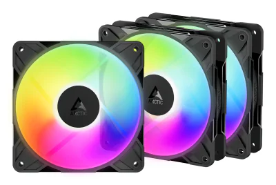 Ventilator PC ARCTIC P12 Pro Reverse A-RGB - 3 Pachet