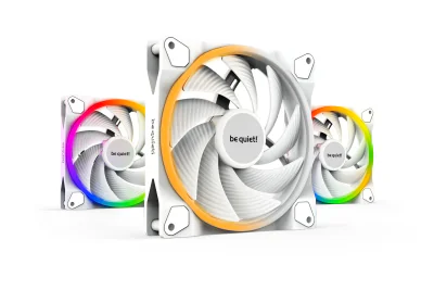 be quiet! Light Wings White | 140mm PWM high-speed Triple-Pack, Fan, 14 cm, 2200 RPM, 121.82 m³/h, White