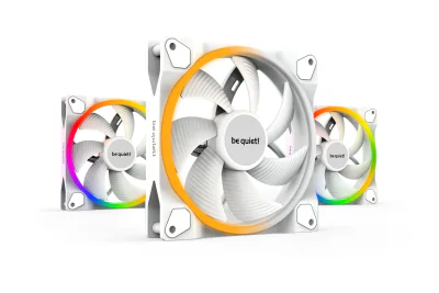 Ventilator PC BE QUIET! Light Wings White | 140mm PWM Triple Pachet