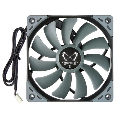 VENTILATOR Scythe, 120 mm 800 rpm, conector 3 pin, "SU1225FD12L-RD"