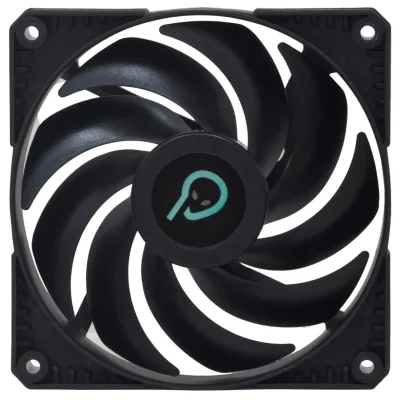 Ventilator Spacer 120x120x25mm, 45CFM, 1600 RPM, putere 1.8W, tip rulment hidraulic, conector 3-pin, fara led, negru