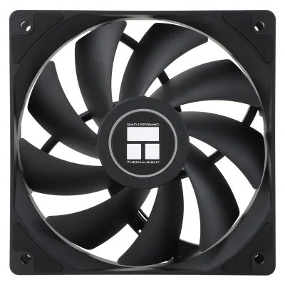 Ventilator Thermalright "TL-C12C Extrem", 120mm, 1850 RPM, Dual Ball Brearing, 82 CFM, fara LED, 4pin PWM, negru, "TL-C12C Extrem"