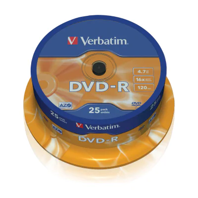 Verbatim 43667, DVD-R, 120 mm, Spindle, 25 pc(s), 4.7 GB