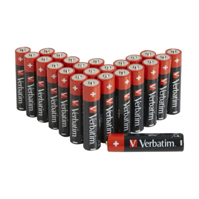 Verbatim 49505, Single-use battery, AA, 1.5 V, 24 pc(s), -18 - 50 °C, 50.5 mm