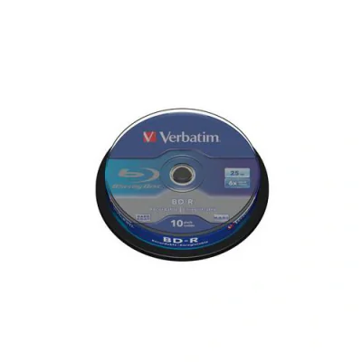 Verbatim BD-R SL 25GB 6 x 10 Pack Spindle, 25 GB, BD-R, Spindle, 10 pc(s)