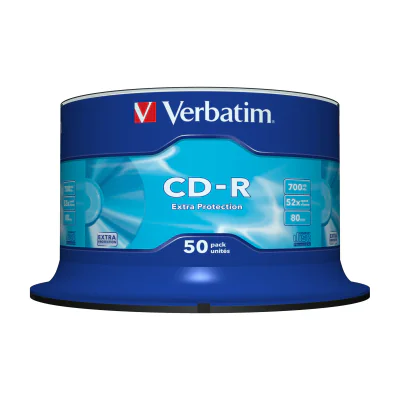 Verbatim CD-R Extra Protection, 52x, CD-R, 700 MB, Spindle, 50 pc(s)