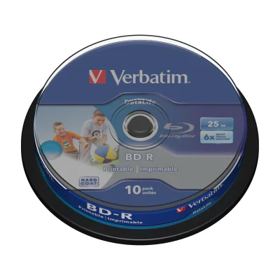 Verbatim Datalife 6x, 25 GB, BD-R, Spindle, 10 pc(s)