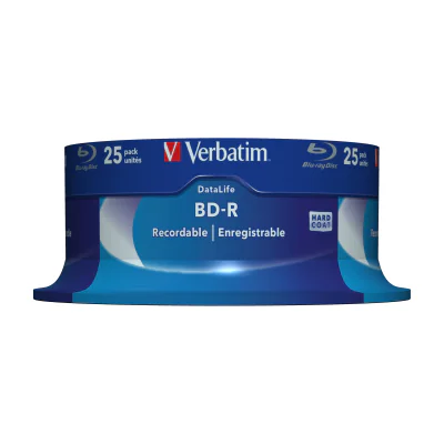 Verbatim Datalife 6x, 25 GB, BD-R, Spindle, 25 pc(s)