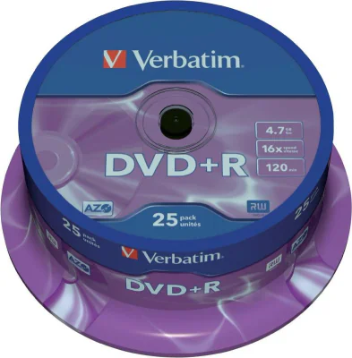 VERBATIM DVD+R Matt Silver