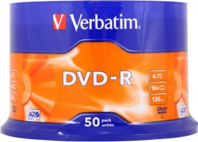 VERBATIM DVD-R Matt Silver