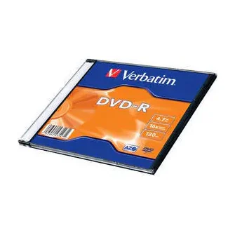 Verbatim DVD-R Matt Silver, DVD-R, Slimcase, 4.7 GB