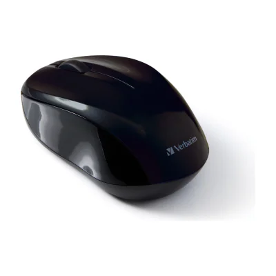 Verbatim Go Nano, Ambidextrous, RF Wireless, 1600 DPI, Black