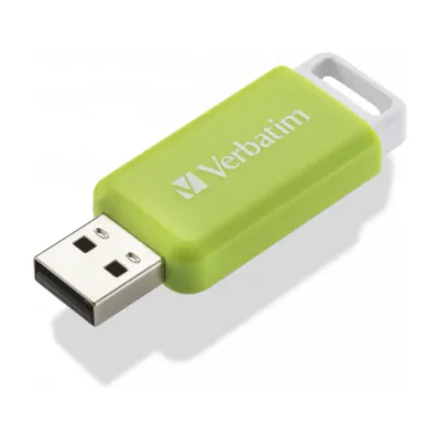 Verbatim V DataBar, 32 GB, USB Type-A, 2.0, Slide, 9.1 g, Green