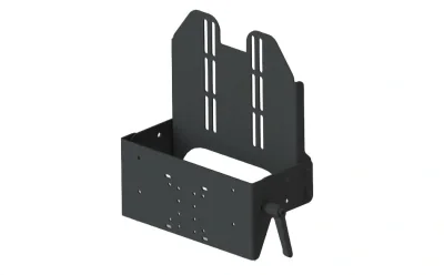 VERT TABLET KB MOUNT AMPS 2.5IN/SQUARE 75MM VESA 2.7IN HOLE